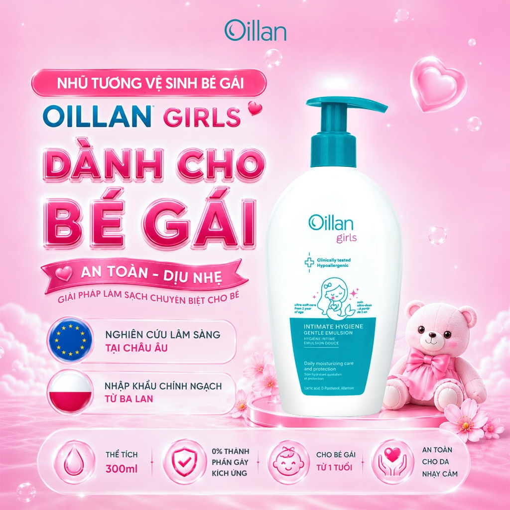 Oillan – Dung dịch vệ sinh mẹ và bé 45 năm từ châu Âu