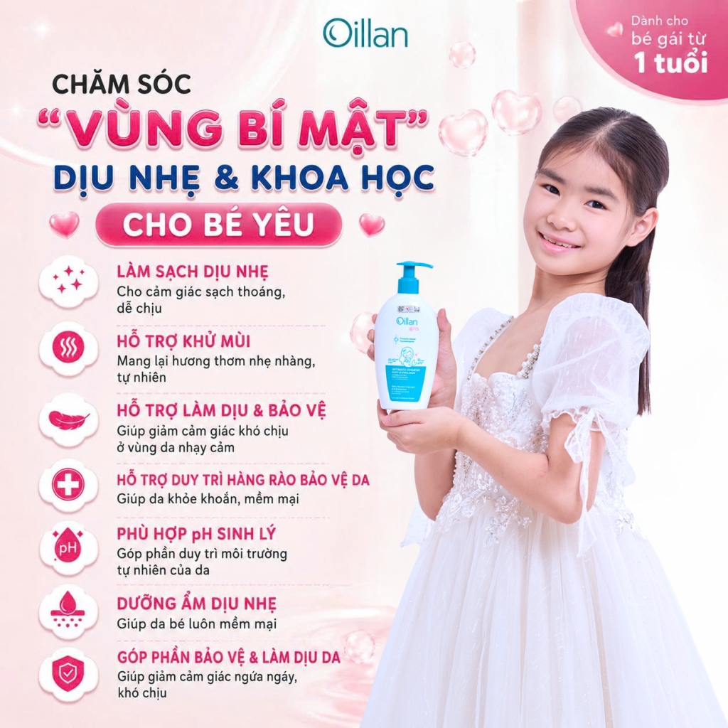 Oillan – Dung dịch vệ sinh mẹ và bé 45 năm từ châu Âu