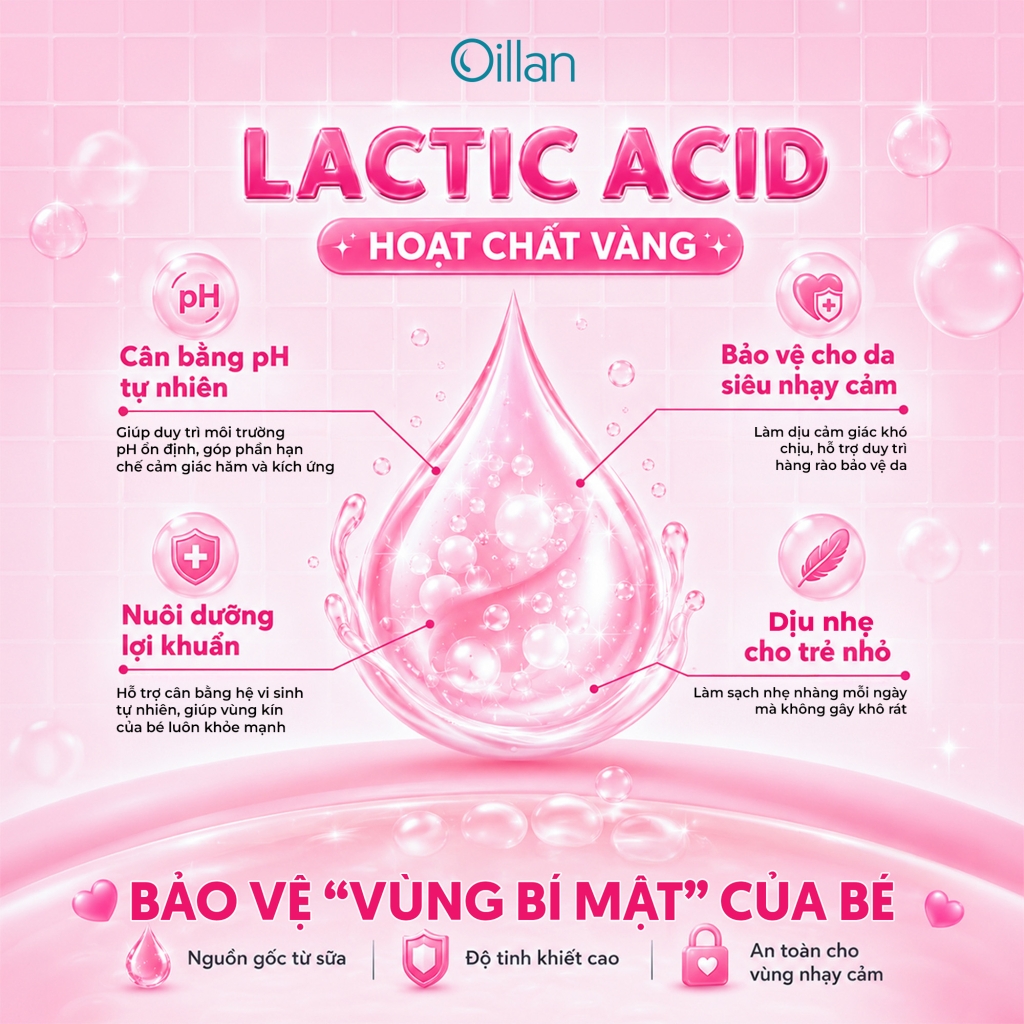 Oillan – Dung dịch vệ sinh mẹ và bé 45 năm từ châu Âu
