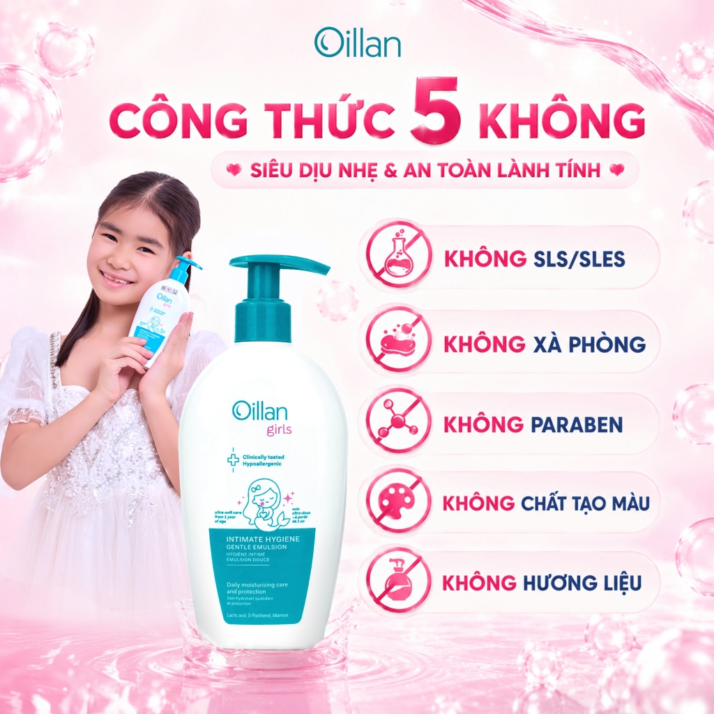 Oillan – Dung dịch vệ sinh mẹ và bé 45 năm từ châu Âu