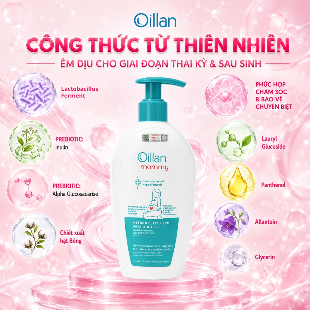 Oillan – Dung dịch vệ sinh mẹ và bé 45 năm từ châu Âu