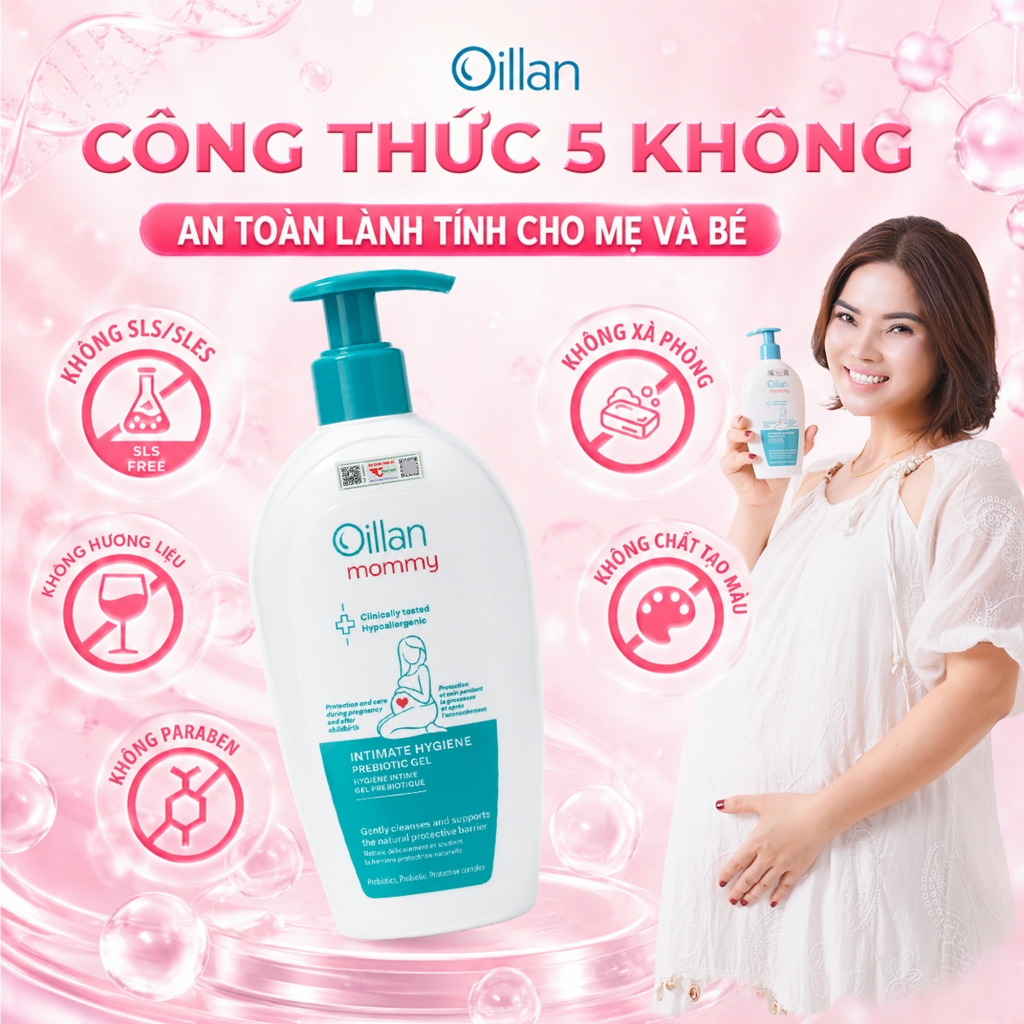 Oillan – Dung dịch vệ sinh mẹ và bé 45 năm từ châu Âu