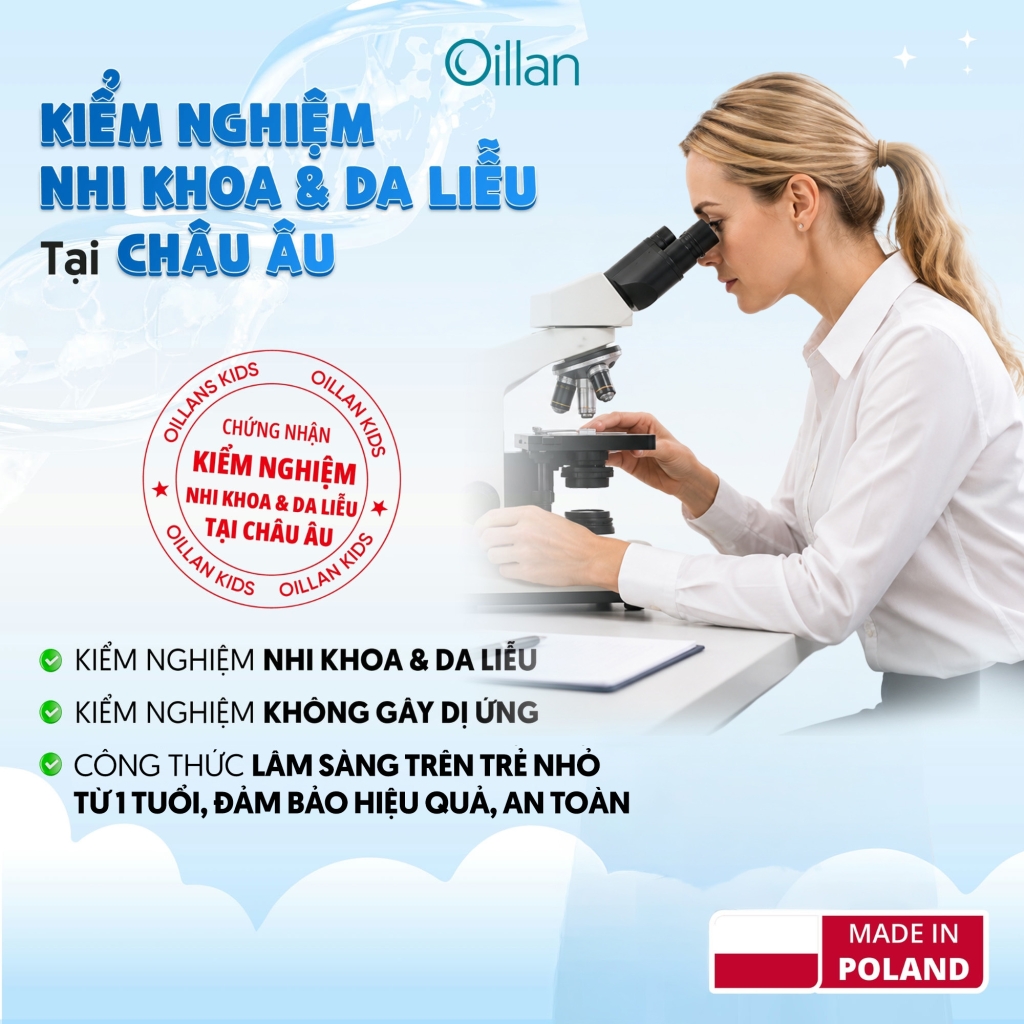 Oillan – Dung dịch vệ sinh mẹ và bé 45 năm từ châu Âu