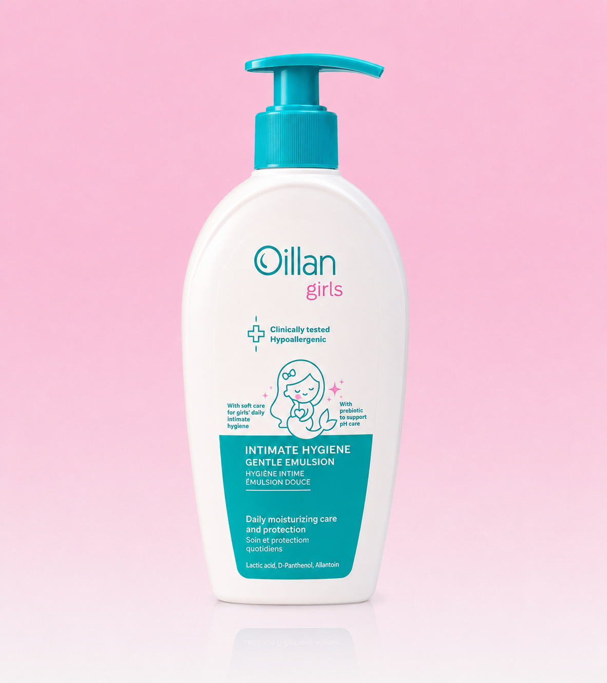 DUNG DỊCH VỆ SINH CAO CẤP DÀNH CHO BÉ GÁI OILLAN GIRLS 300ML
