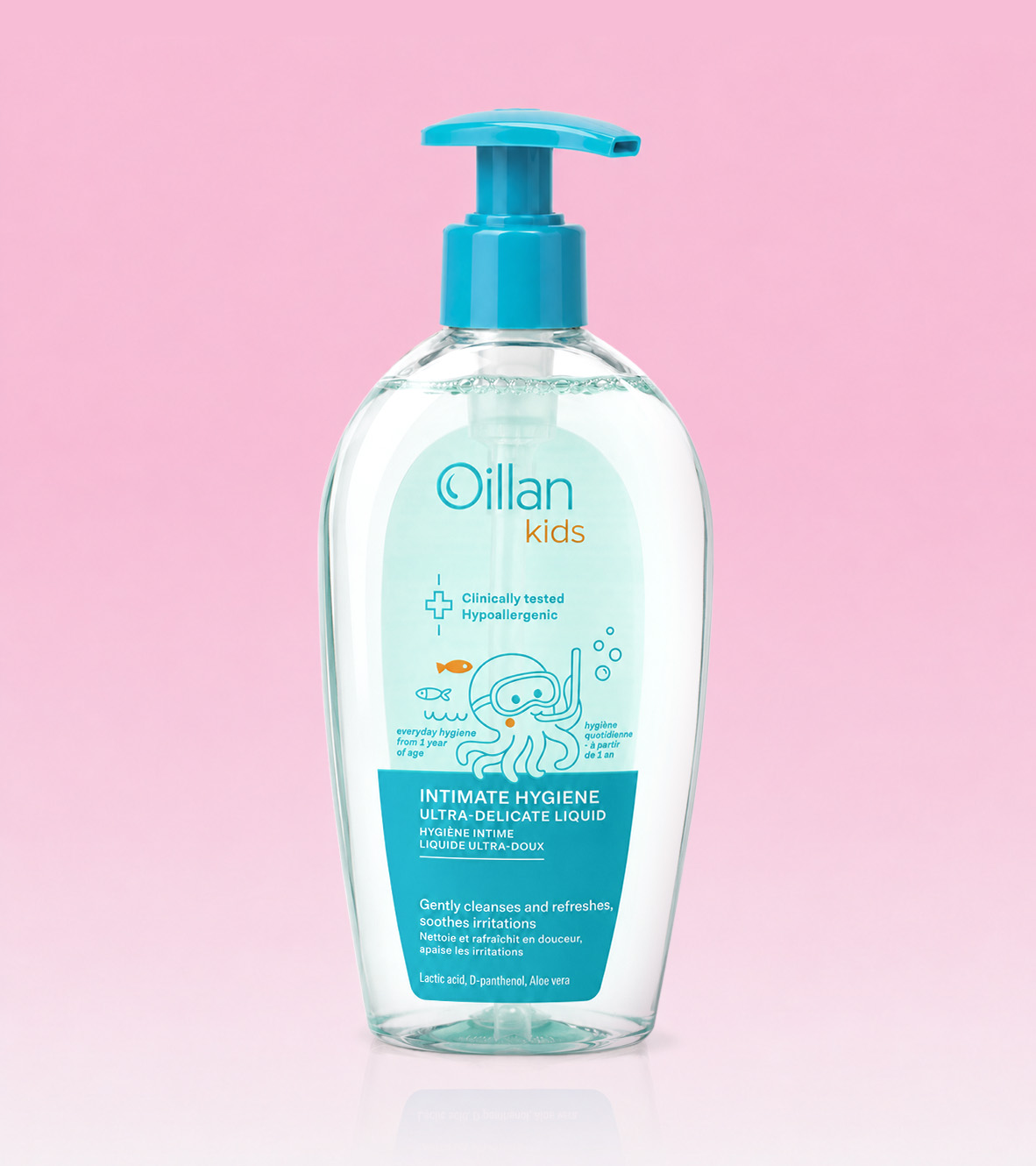 DUNG DỊCH VỆ SINH BÉ TRAI & BÉ GÁI DỊU NHẸ OILLAN KIDS INTIMATE HYGIENE ULTRA-DELICATE LIQUID 300ML