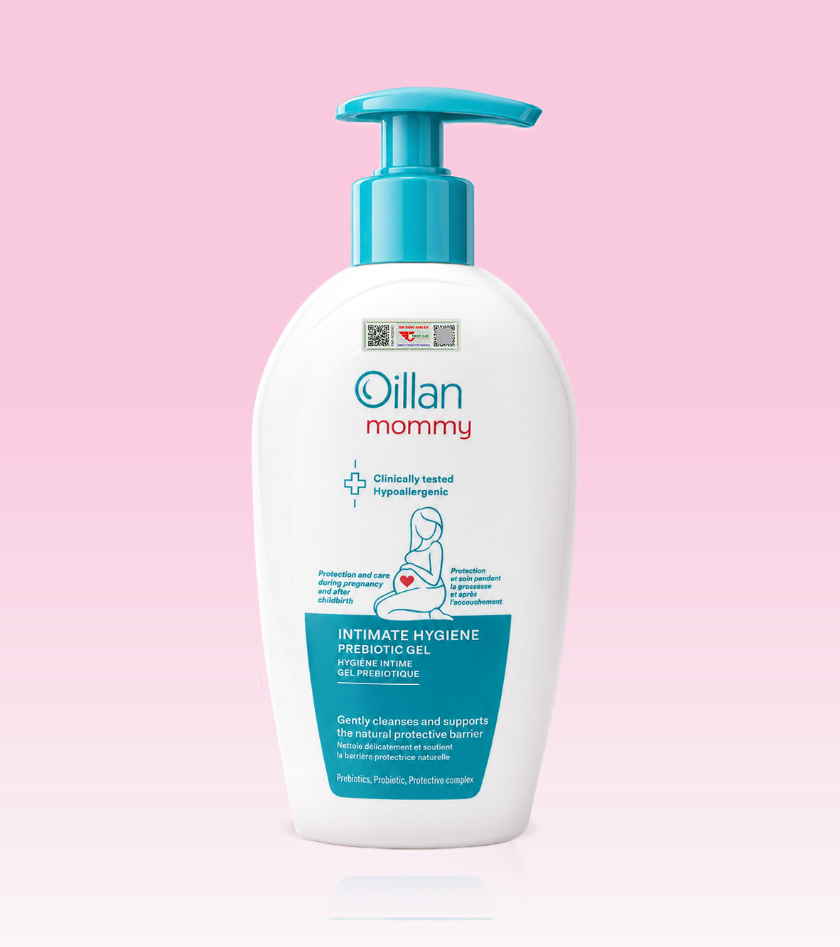 DUNG DỊCH VỆ SINH CHUYÊN BIỆT MẸ BẦU & SAU SINH OILLAN MOMMY INTIMATE HYGIENE PREBIOTIC GEL 300ML
