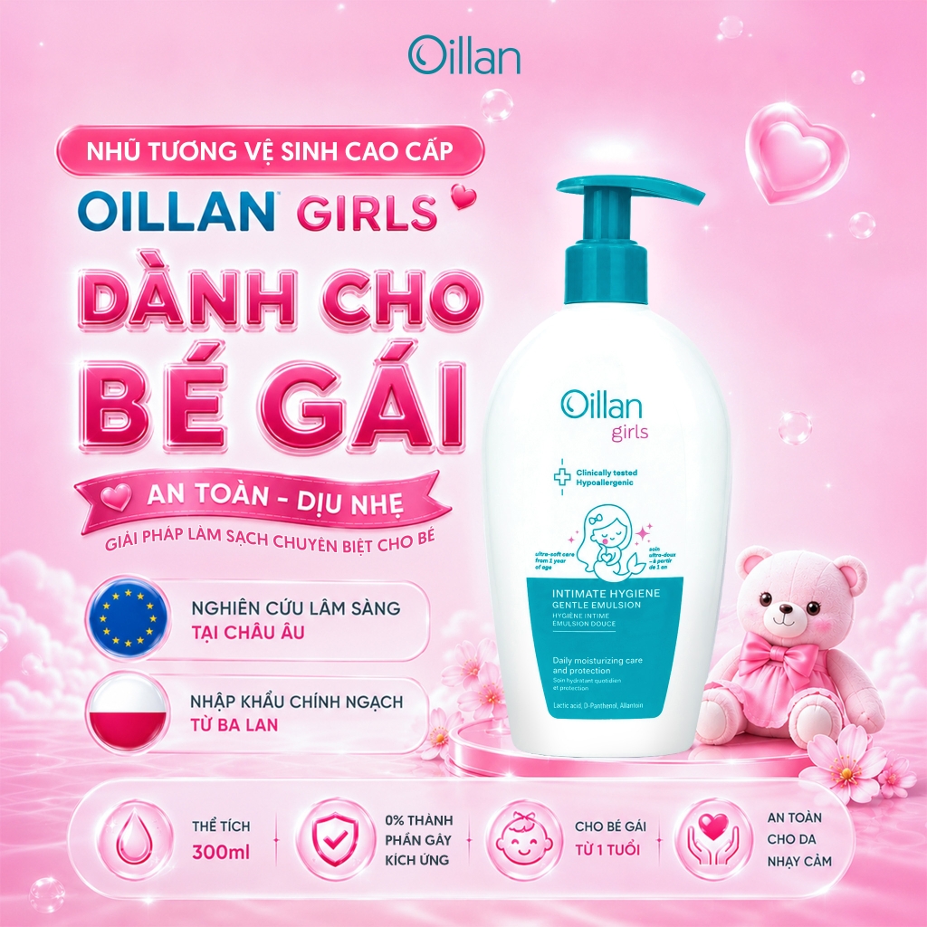 Oillan – Dung dịch vệ sinh mẹ và bé 45 năm từ châu Âu