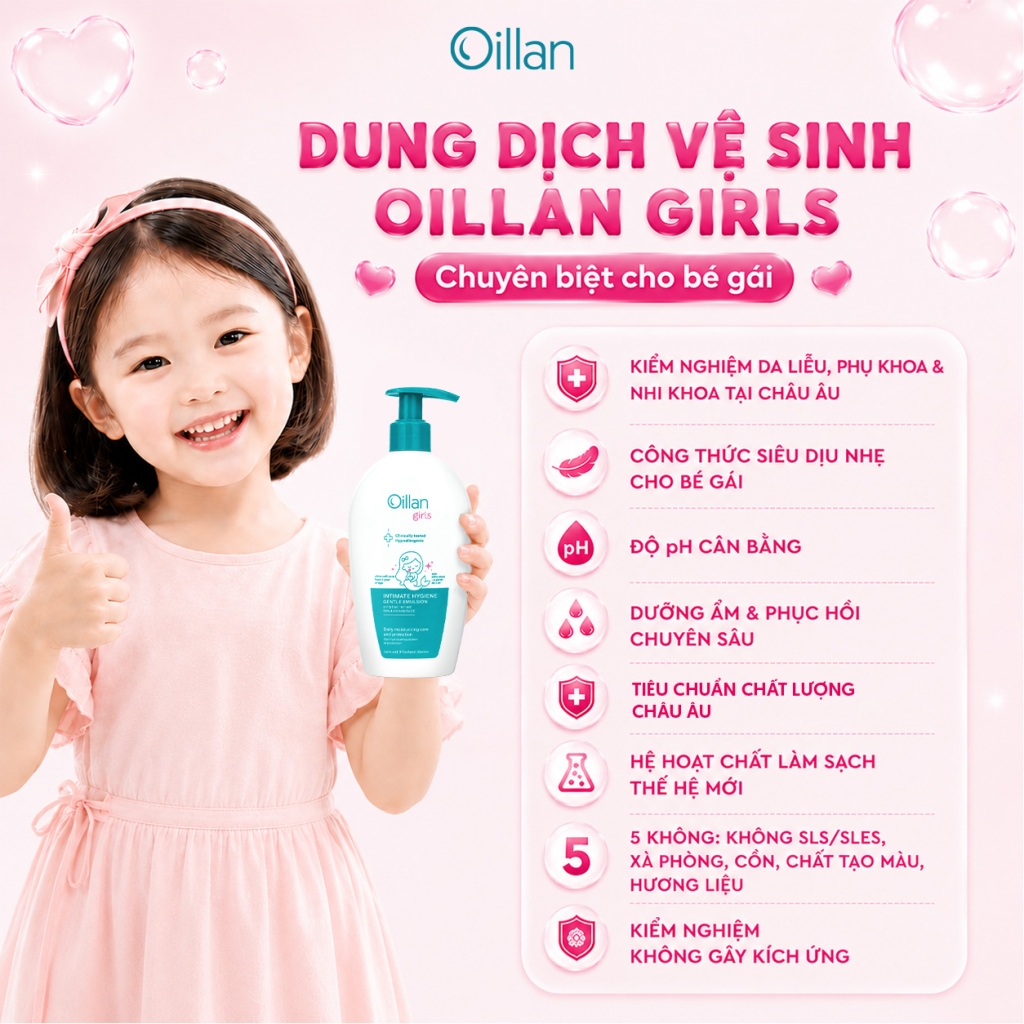 Oillan – Dung dịch vệ sinh mẹ và bé 45 năm từ châu Âu