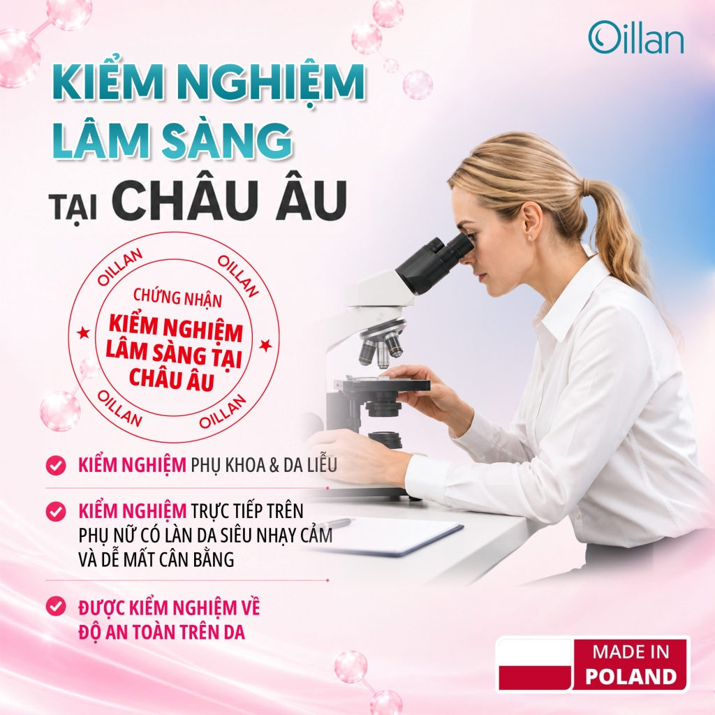 Oillan – Dung dịch vệ sinh mẹ và bé 45 năm từ châu Âu