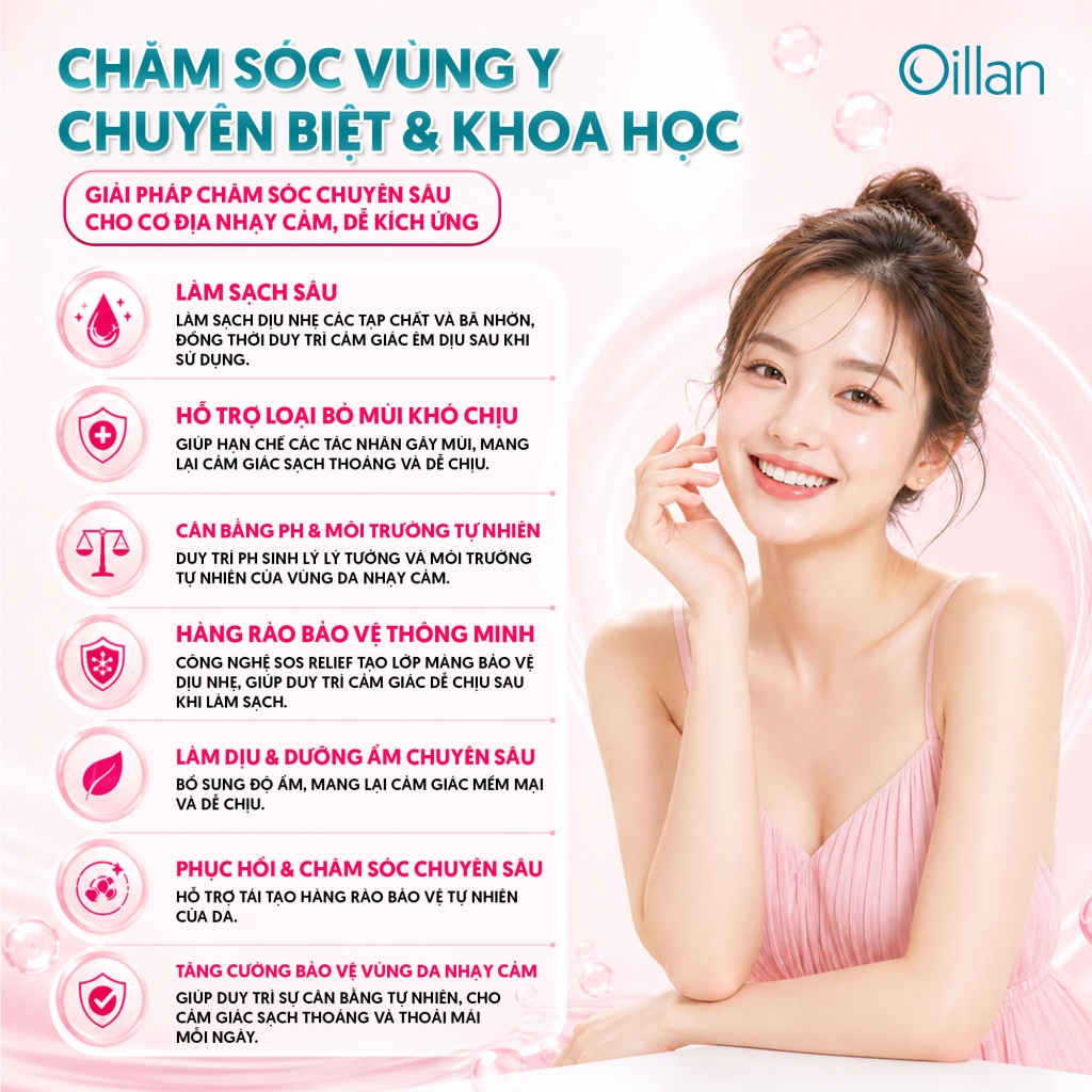 Oillan – Dung dịch vệ sinh mẹ và bé 45 năm từ châu Âu