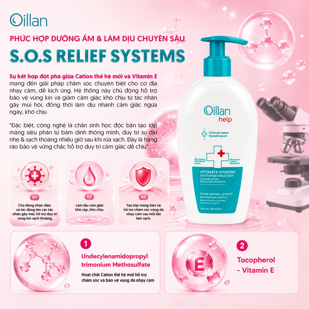 Oillan – Dung dịch vệ sinh mẹ và bé 45 năm từ châu Âu