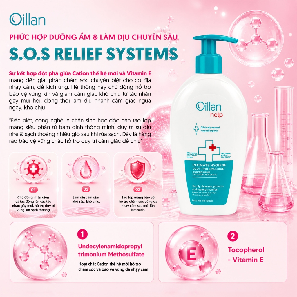 Oillan – Dung dịch vệ sinh mẹ và bé 45 năm từ châu Âu