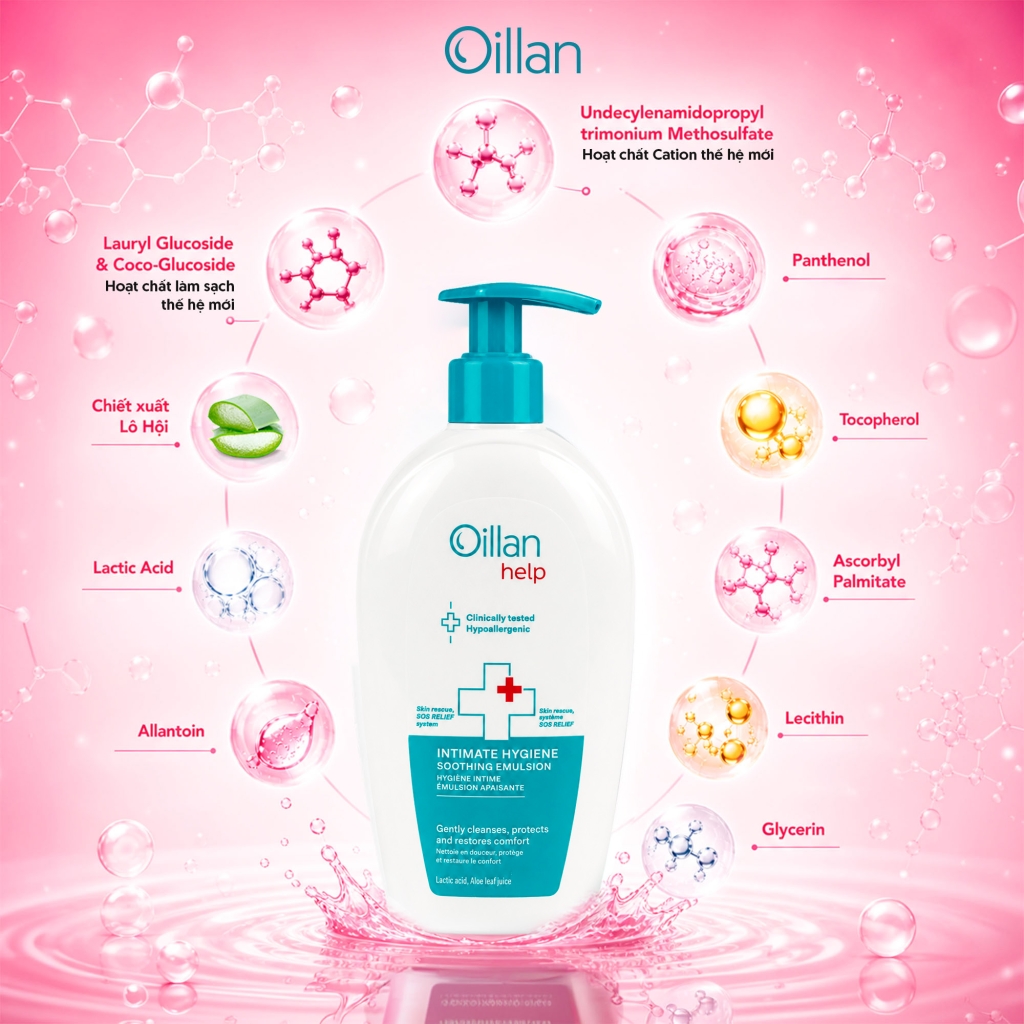 Oillan – Dung dịch vệ sinh mẹ và bé 45 năm từ châu Âu