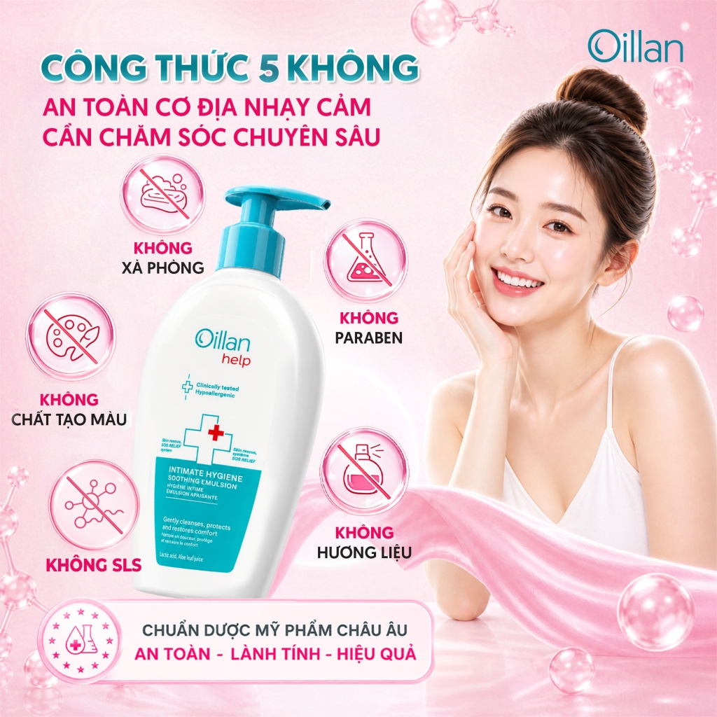Oillan – Dung dịch vệ sinh mẹ và bé 45 năm từ châu Âu