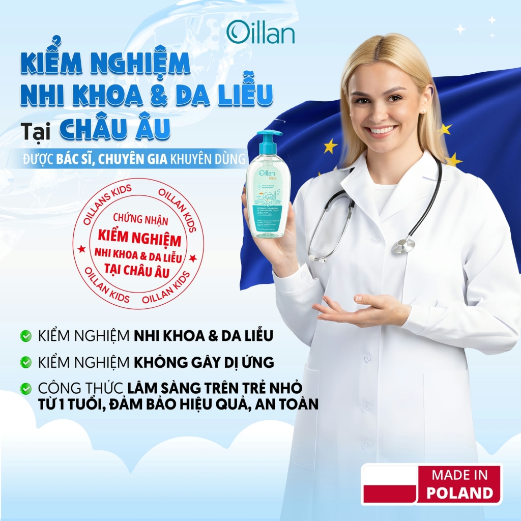 Oillan – Dung dịch vệ sinh mẹ và bé 45 năm từ châu Âu