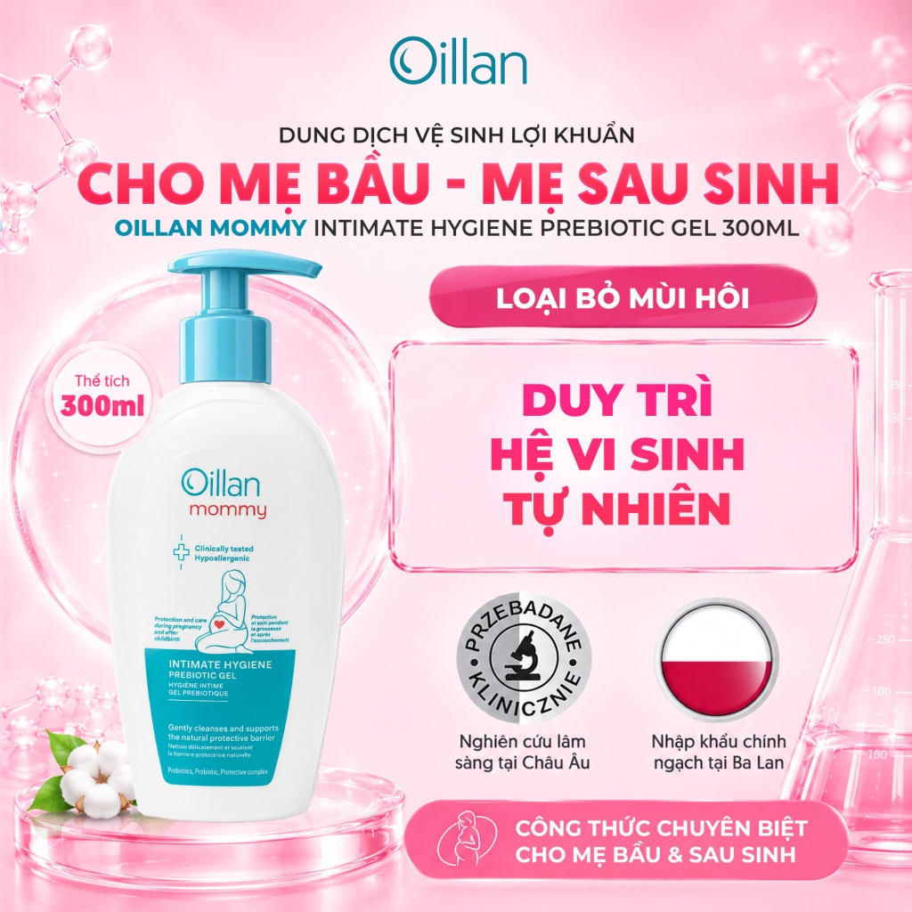 Oillan – Dung dịch vệ sinh mẹ và bé 45 năm từ châu Âu