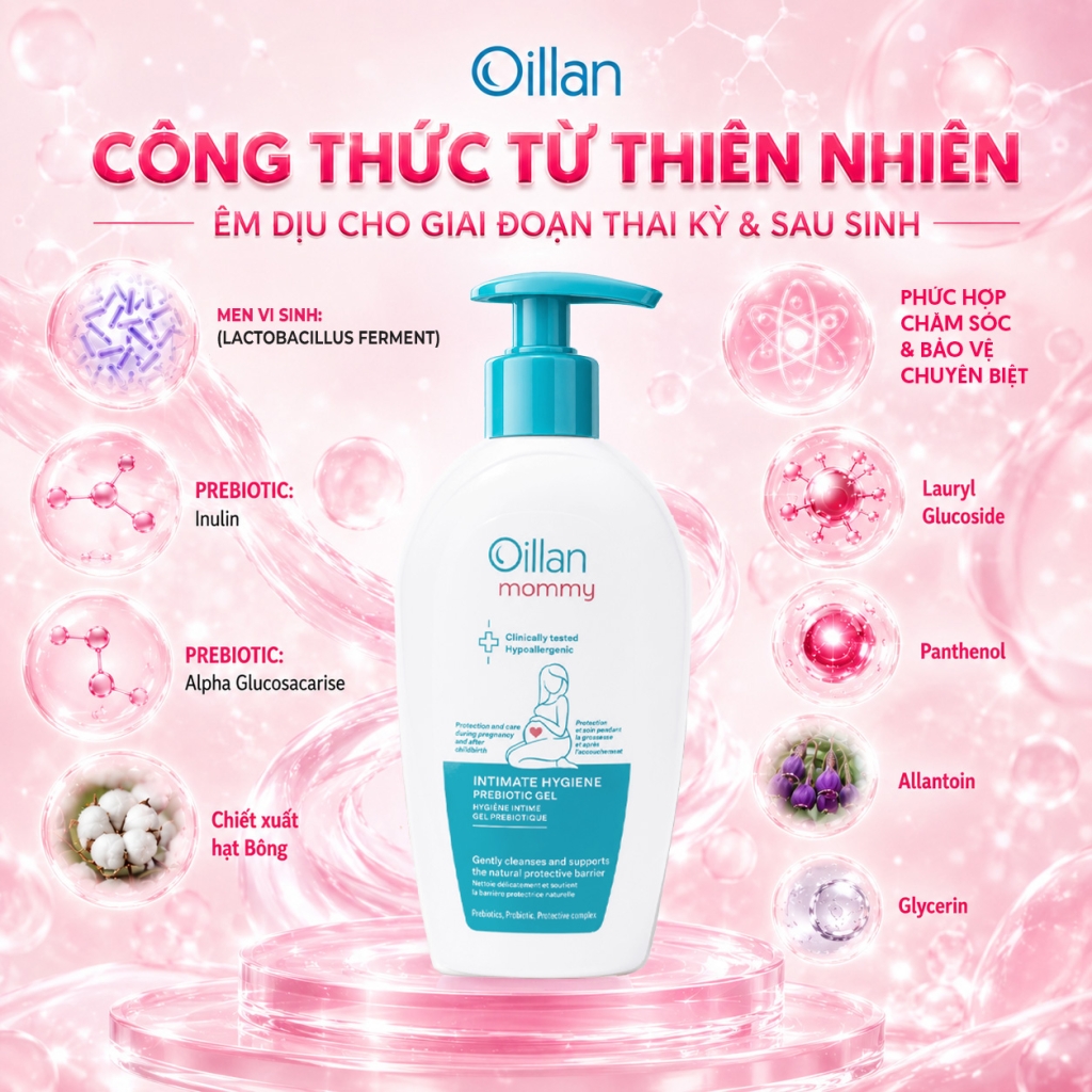 Oillan – Dung dịch vệ sinh mẹ và bé 45 năm từ châu Âu