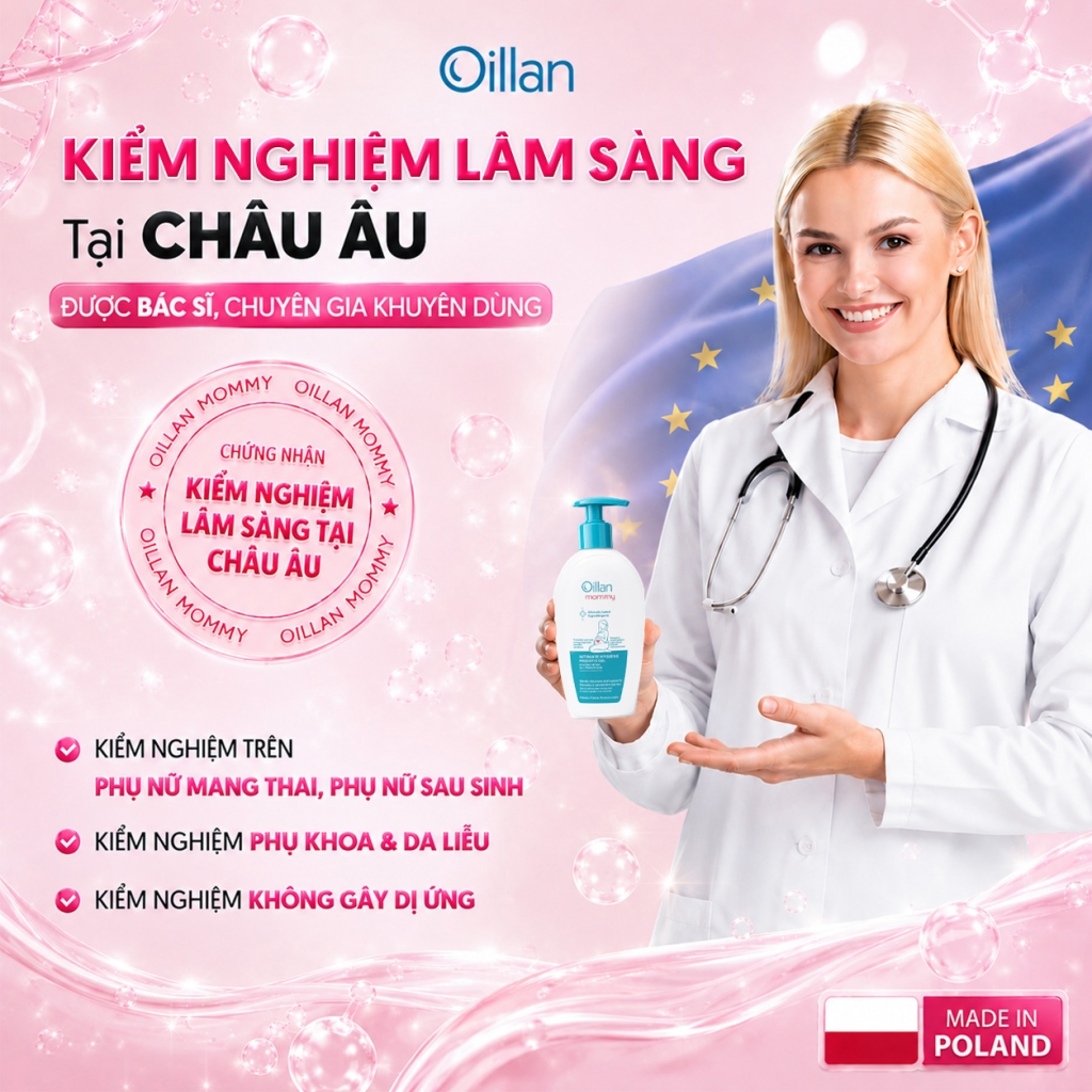 Oillan – Dung dịch vệ sinh mẹ và bé 45 năm từ châu Âu
