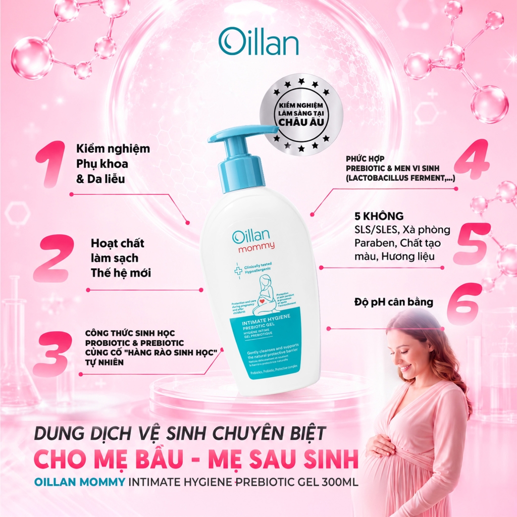 Oillan – Dung dịch vệ sinh mẹ và bé 45 năm từ châu Âu
