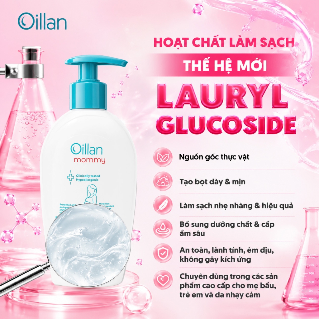 Oillan – Dung dịch vệ sinh mẹ và bé 45 năm từ châu Âu