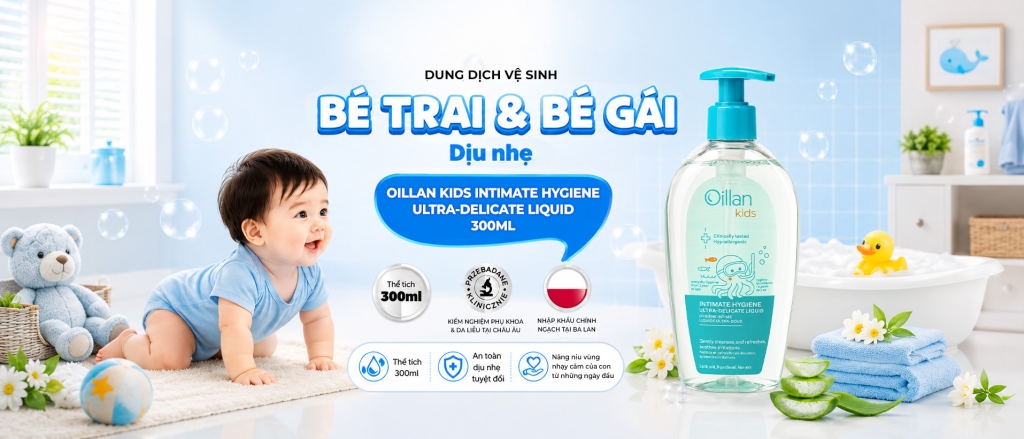 Oillan – Dung dịch vệ sinh mẹ và bé 45 năm từ châu Âu