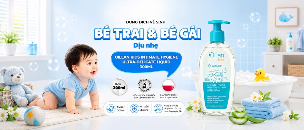 Oillan – Dung dịch vệ sinh mẹ và bé 45 năm từ châu Âu