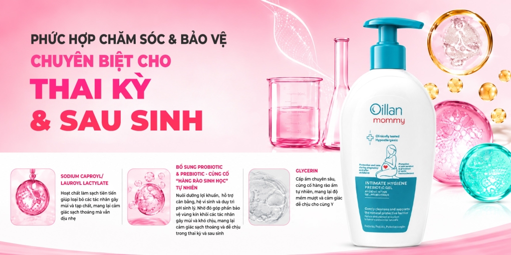 Oillan – Dung dịch vệ sinh mẹ và bé 45 năm từ châu Âu