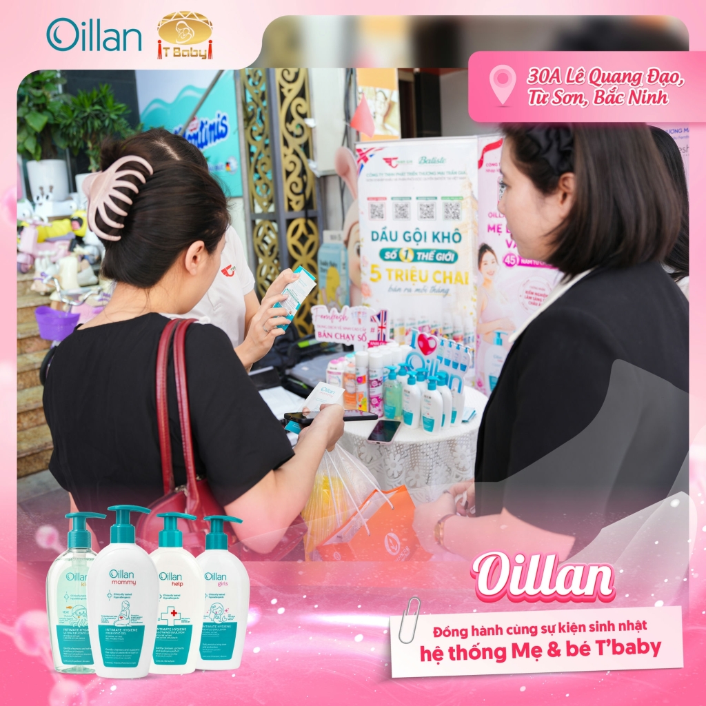 Oillan – Dung dịch vệ sinh mẹ và bé 45 năm từ châu Âu