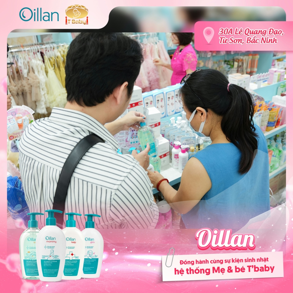 Oillan – Dung dịch vệ sinh mẹ và bé 45 năm từ châu Âu