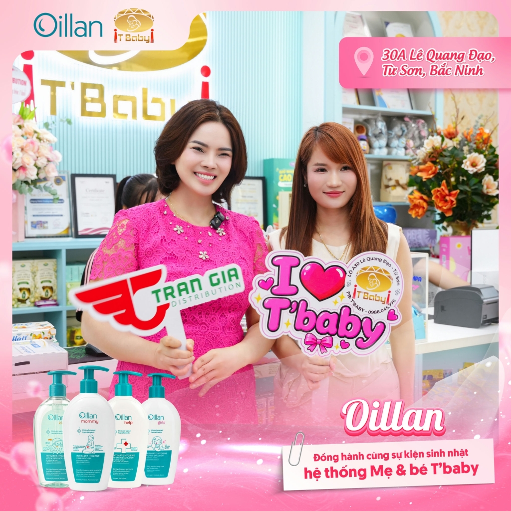 Oillan – Dung dịch vệ sinh mẹ và bé 45 năm từ châu Âu