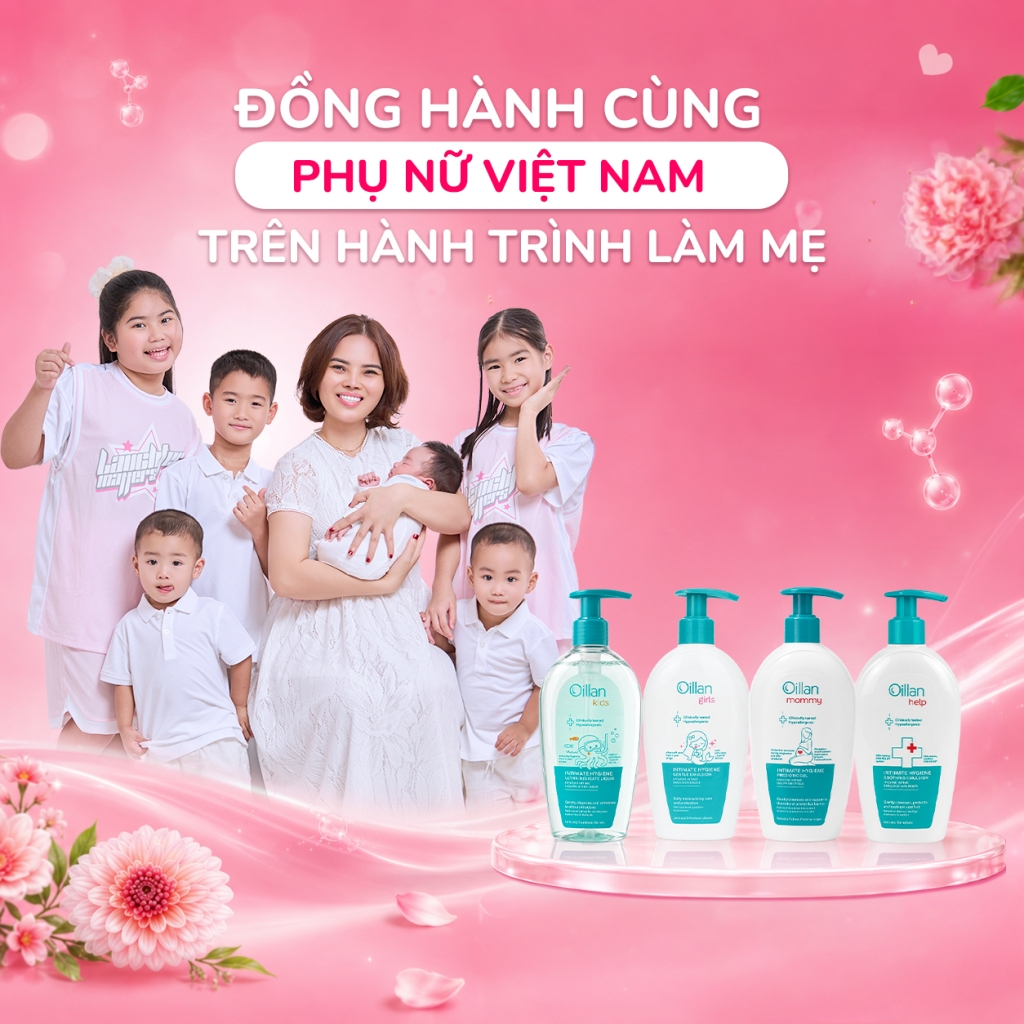 Oillan – Dung dịch vệ sinh mẹ và bé 45 năm từ châu Âu