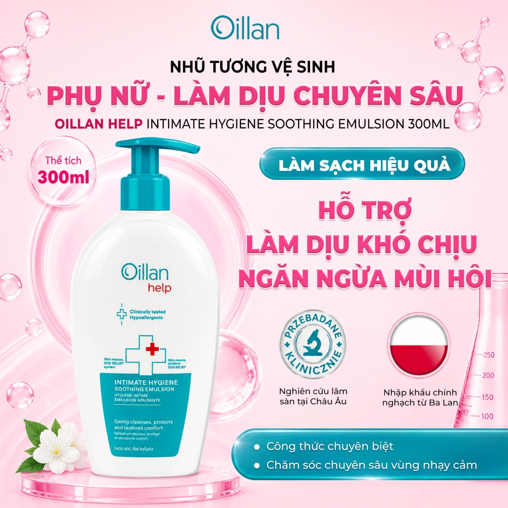 Oillan – Dung dịch vệ sinh mẹ và bé 45 năm từ châu Âu