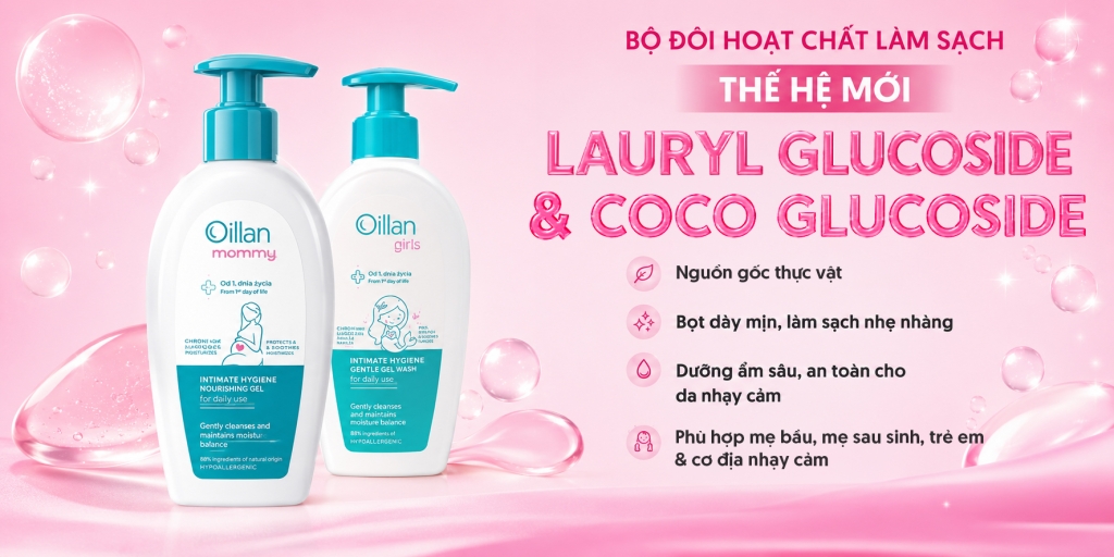 Oillan – Dung dịch vệ sinh mẹ và bé 45 năm từ châu Âu