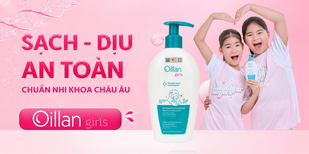 Oillan – Dung dịch vệ sinh mẹ và bé 45 năm từ châu Âu