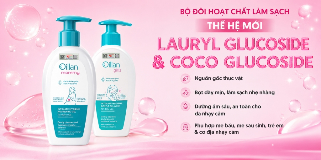 Oillan – Dung dịch vệ sinh mẹ và bé 45 năm từ châu Âu