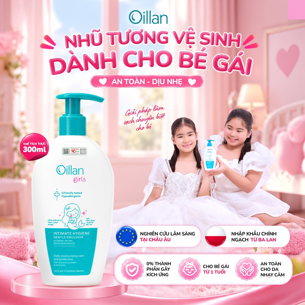 Oillan – Dung dịch vệ sinh mẹ và bé 45 năm từ châu Âu
