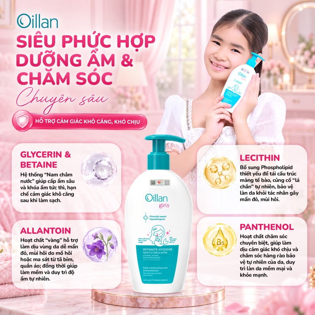 Oillan – Dung dịch vệ sinh mẹ và bé 45 năm từ châu Âu