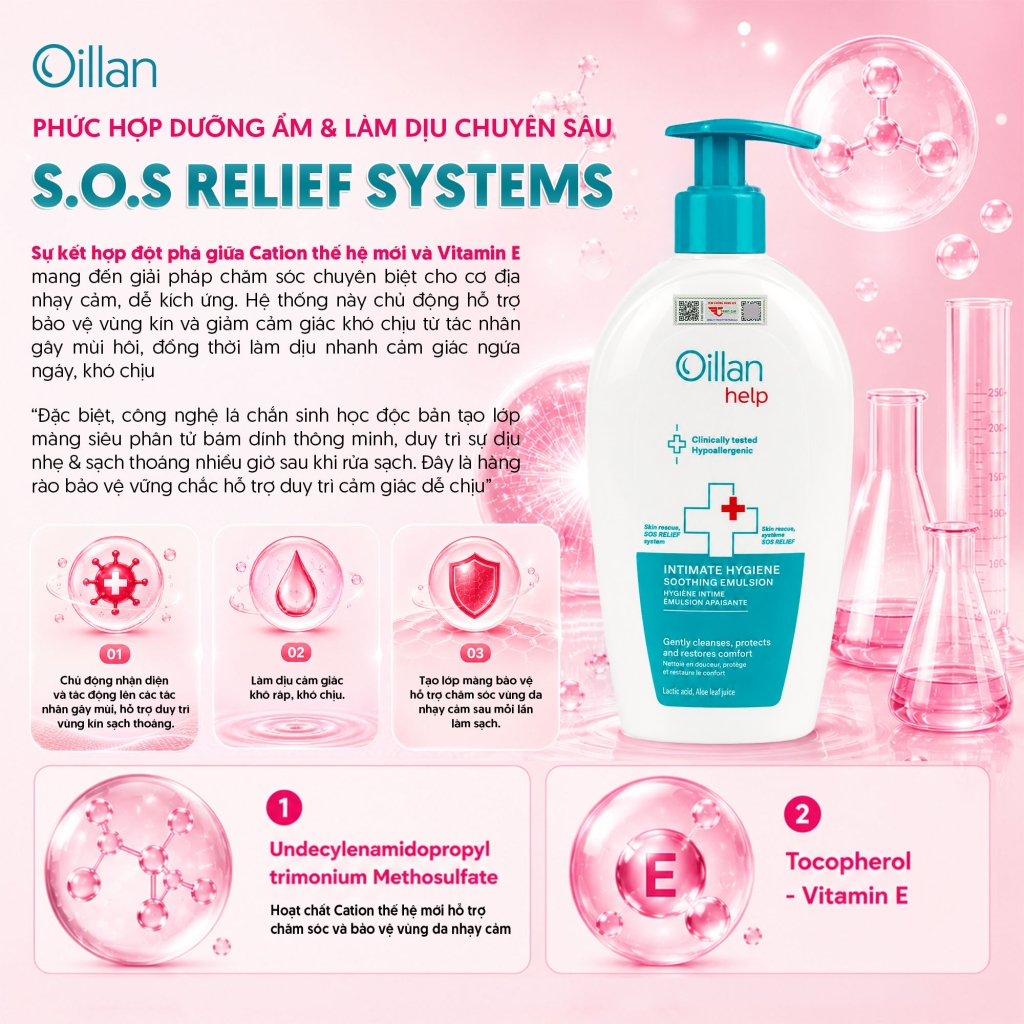 Oillan – Dung dịch vệ sinh mẹ và bé 45 năm từ châu Âu